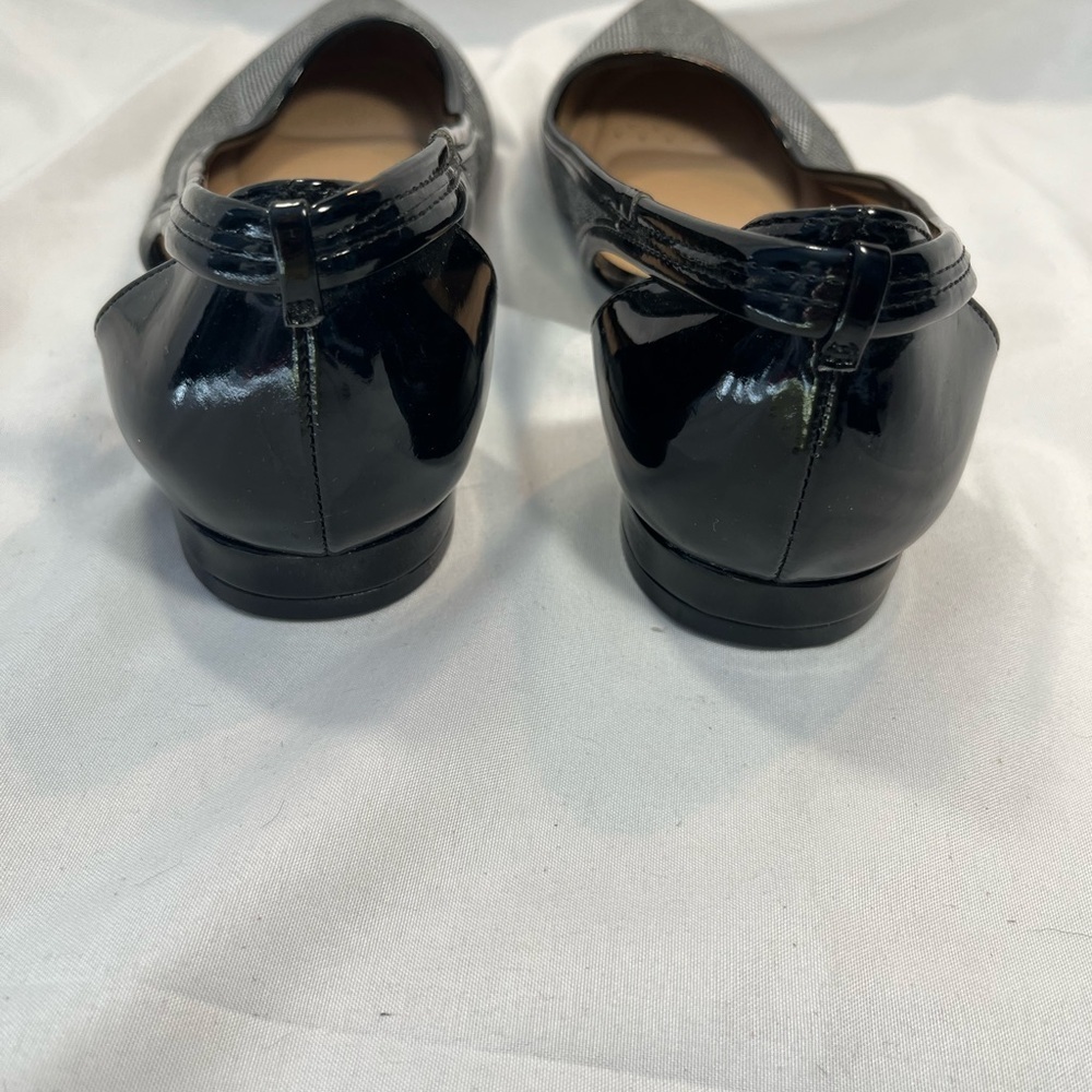 Abella True Comfort “Rylan” Black & white Plaid Flats - Picture 3 of 7